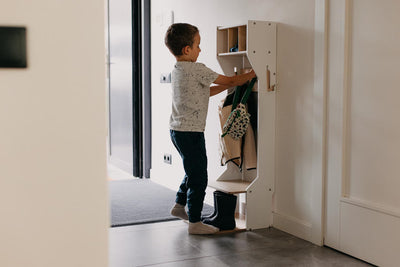Kinder-Oberbekleidungs-Organizer | Garderobe im Eingangsbereich