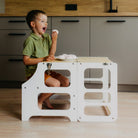 Foldable kitchen tower - Duck Woodworks