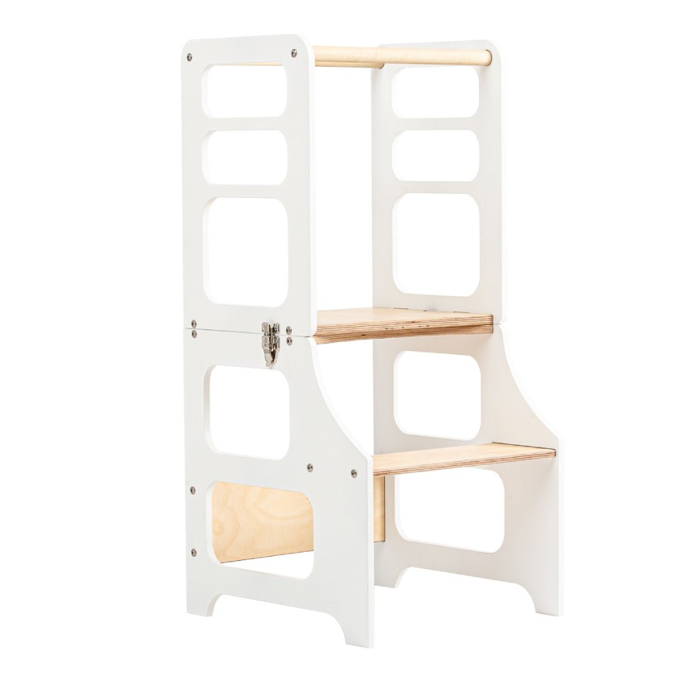 Foldable kitchen tower - Duck Woodworks