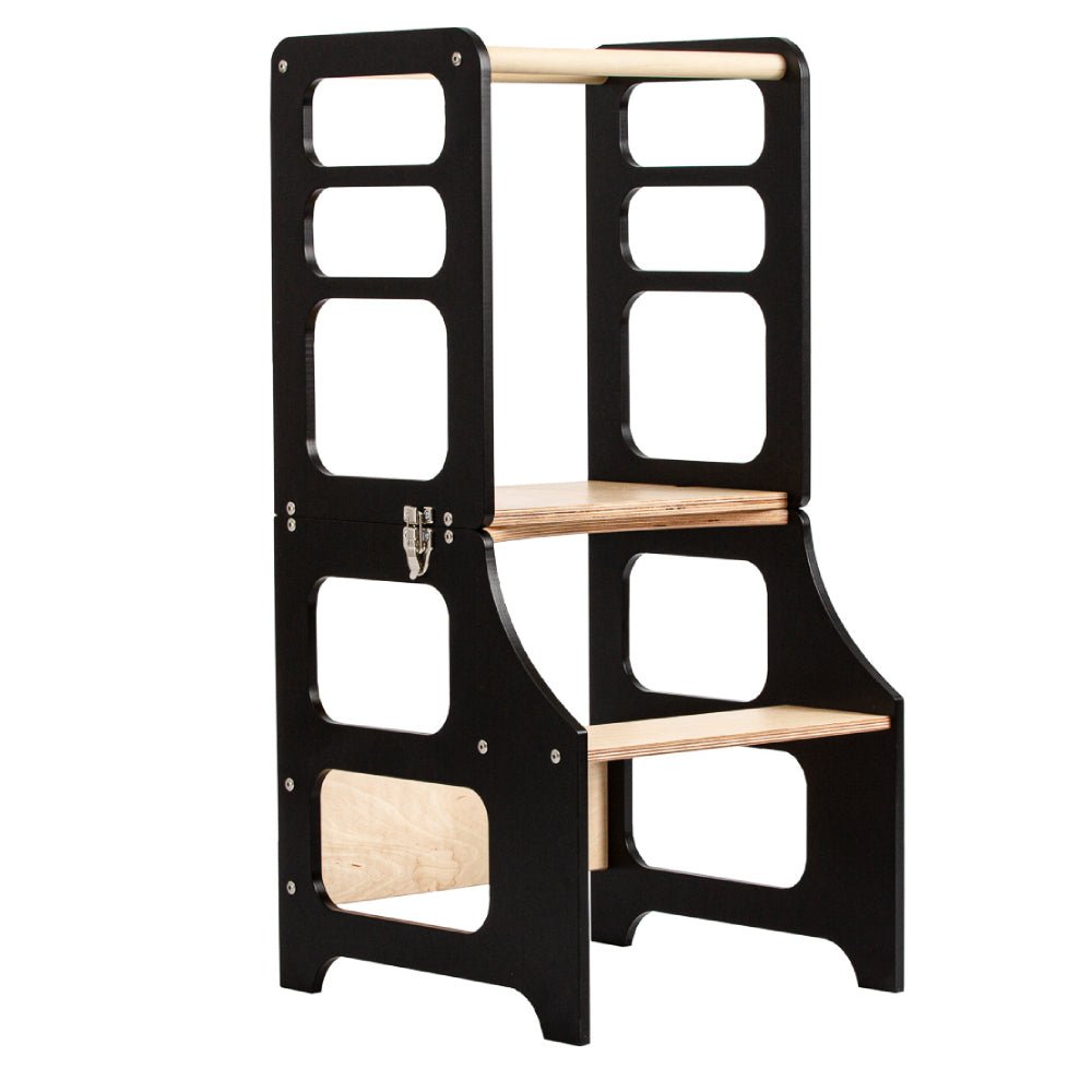 Foldable kitchen tower - Duck Woodworks