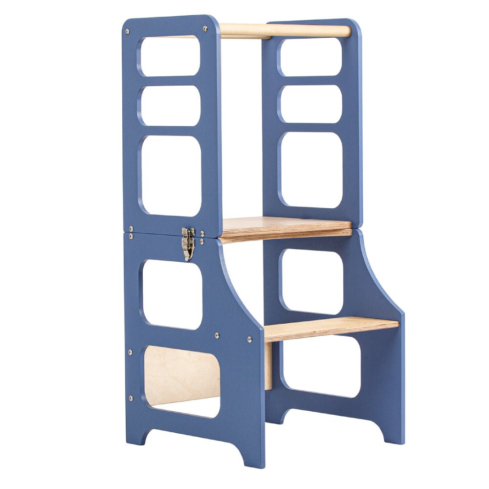 Foldable kitchen tower - Duck Woodworks