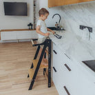Folding Kitchen Tower - Duck Woodworks