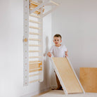 Climbing Triangle - Swedish Ladder set with a slide - Duck Woodworks