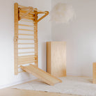 Climbing Triangle - Swedish Ladder set with a slide - Duck Woodworks