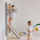 Climbing Triangle - Swedish Ladder set with a slide - Duck Woodworks