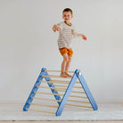 Climbing Triangle - Swedish Ladder set with a slide - Duck Woodworks