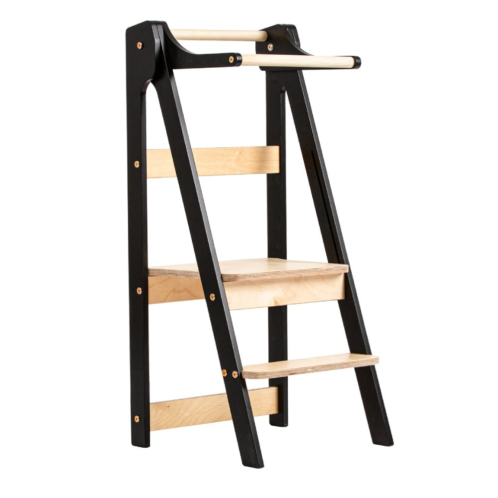 Folding Kitchen Tower - Duck Woodworks