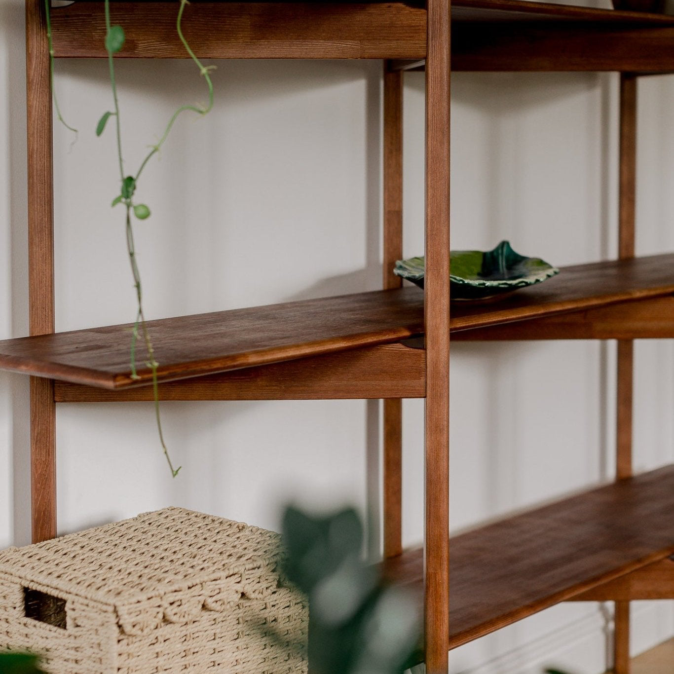 Mid Century Modern Bookcase - Duck Woodworks