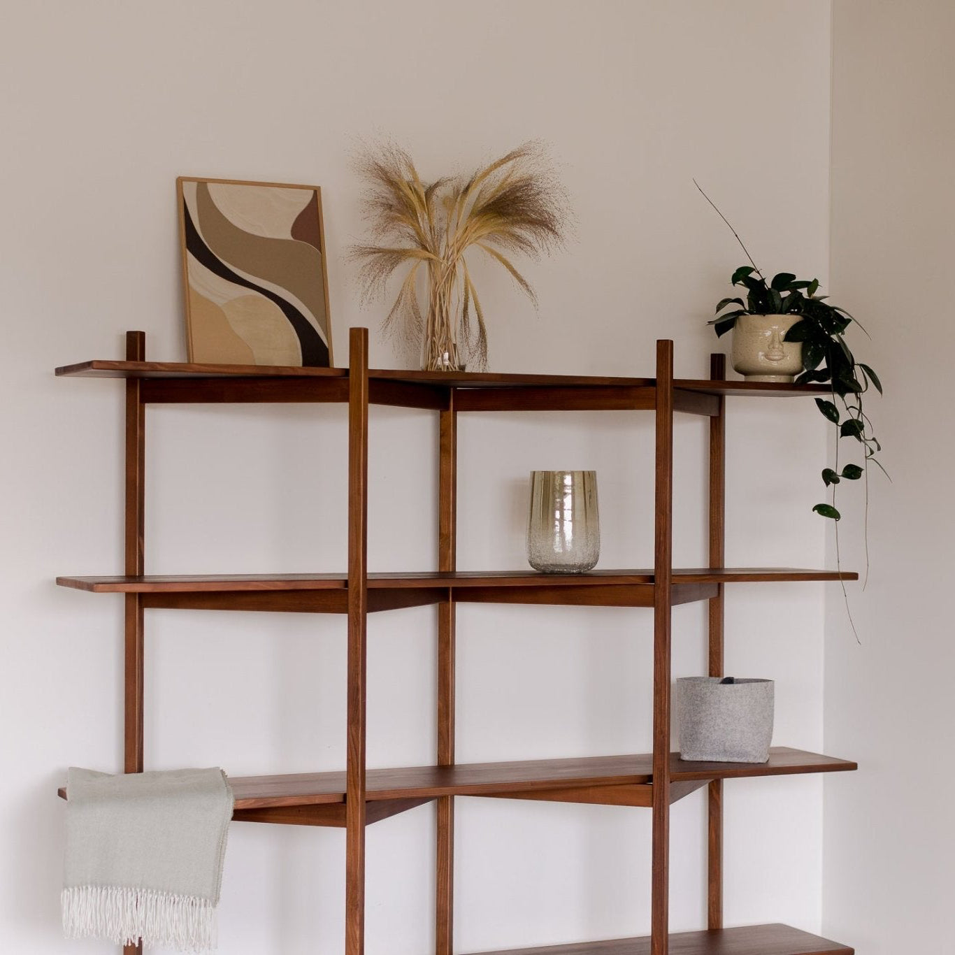 Mid Century Modern Bookcase | simple - Duck Woodworks
